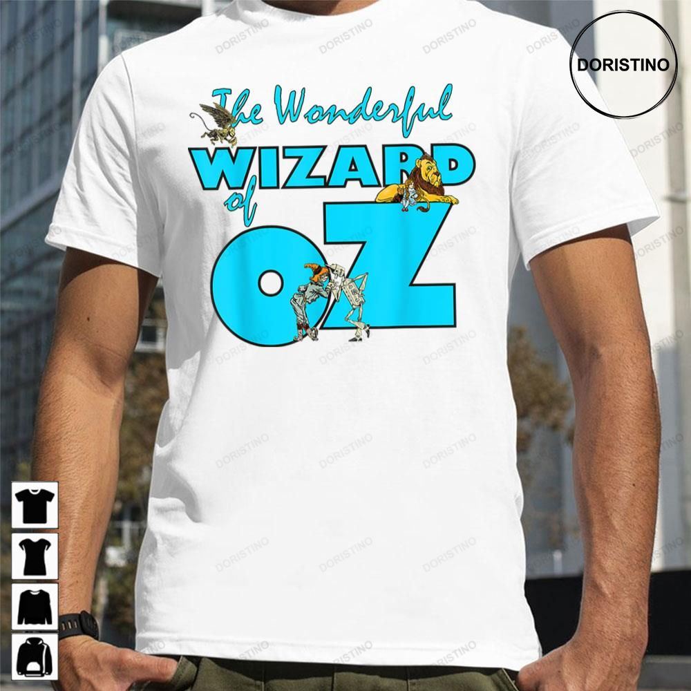 The Wonderful Wizard Of Oz Dorothy Tinman Cowardly Scarecrow Limited Edition T-shirts